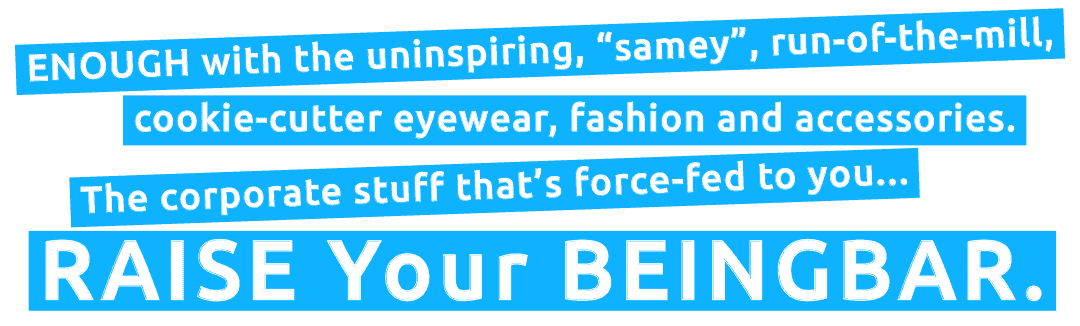 Raise your Beingbar Intro Text header