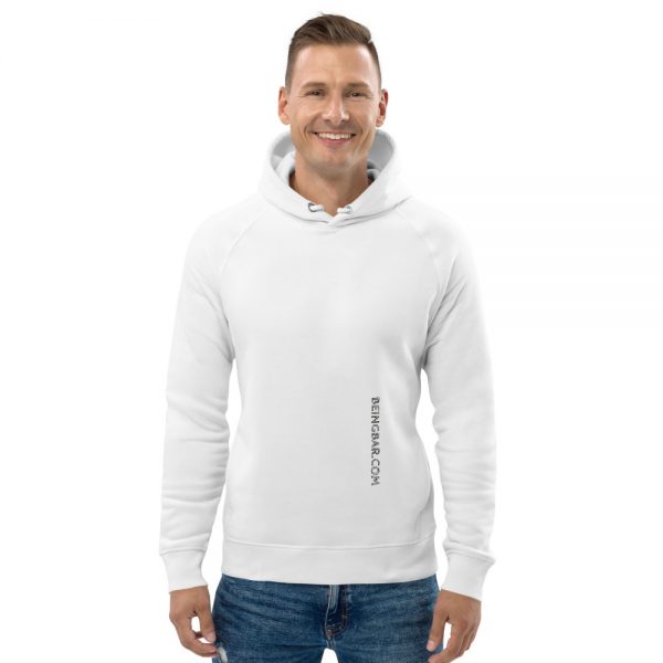 Beingbar unisex pullover hoodie ECO 'Logo silver' - Image 5