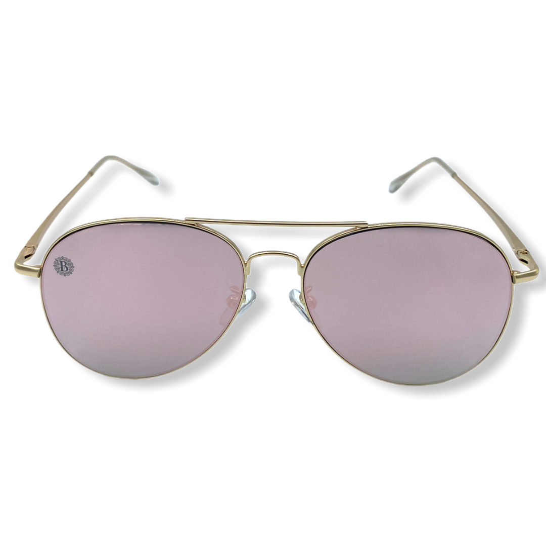 Rose Gold Colored Sunglasses | Beingbar New Classic Collection Sunglasses