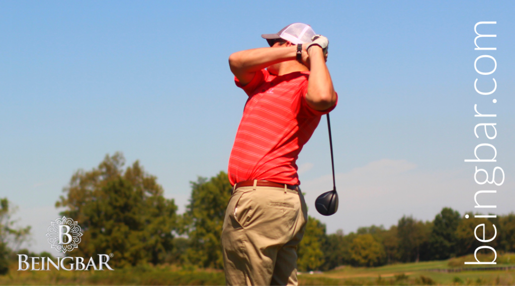 Hitting the links - Make sure your eyes are protected