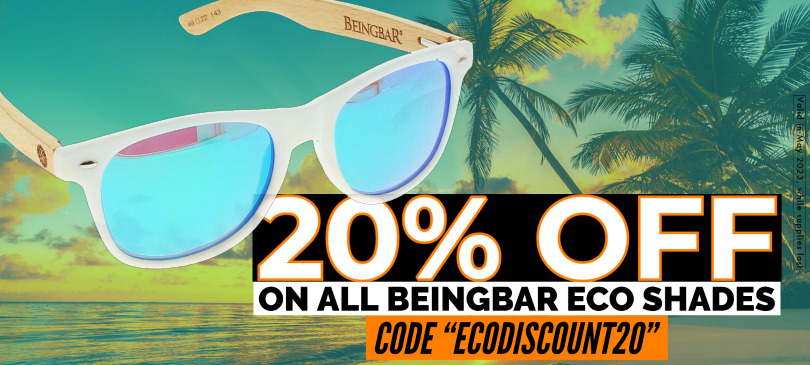 Eco Eyewear Collection discount banner May 2023 Eco Eyewear Collection discount banner May 2023